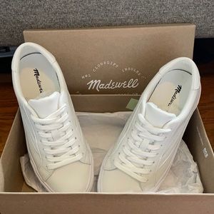 Madewell Sidewalk Low Top Sneaker Leather NWT